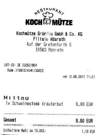 pronat Hffner Kochmtze Restaurant